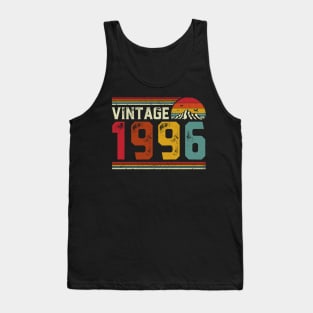 Vintage 1996 Birthday Gift Retro Style Tank Top